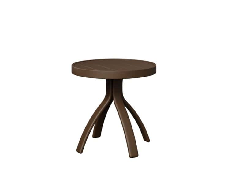 berlin gardens murphy end table dh aluminum mesquite wood vein