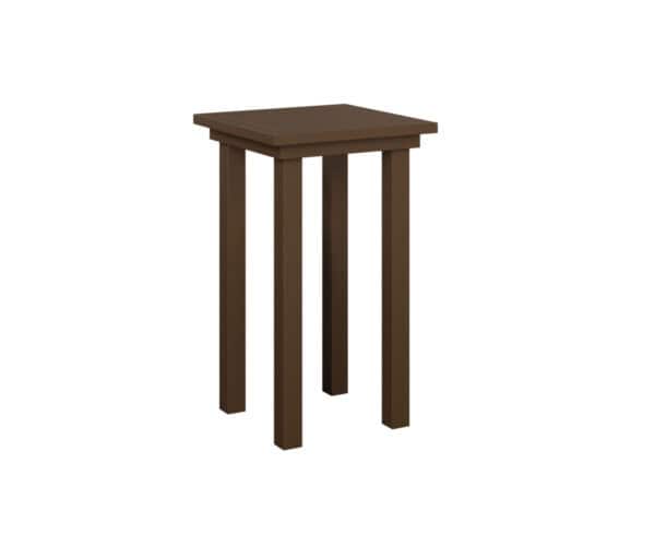 berlin gardens vida end table bh aluminum mesquite wood vein