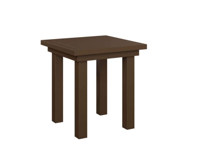 berlin gardens vida end table dh aluminum mesquite wood vein