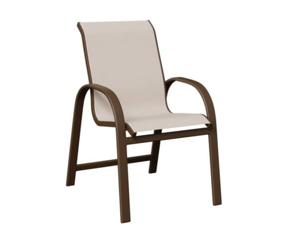 murphy sling chair dining height mesquite wood vein augustine oyster