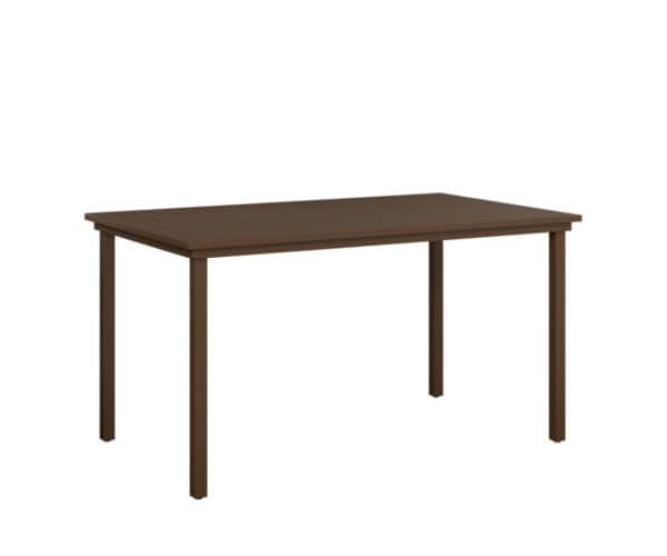 vida rectangle table balcony height mesquite wood vein aluminum top