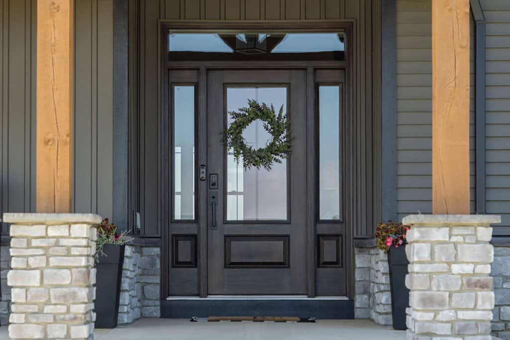 new build home front door