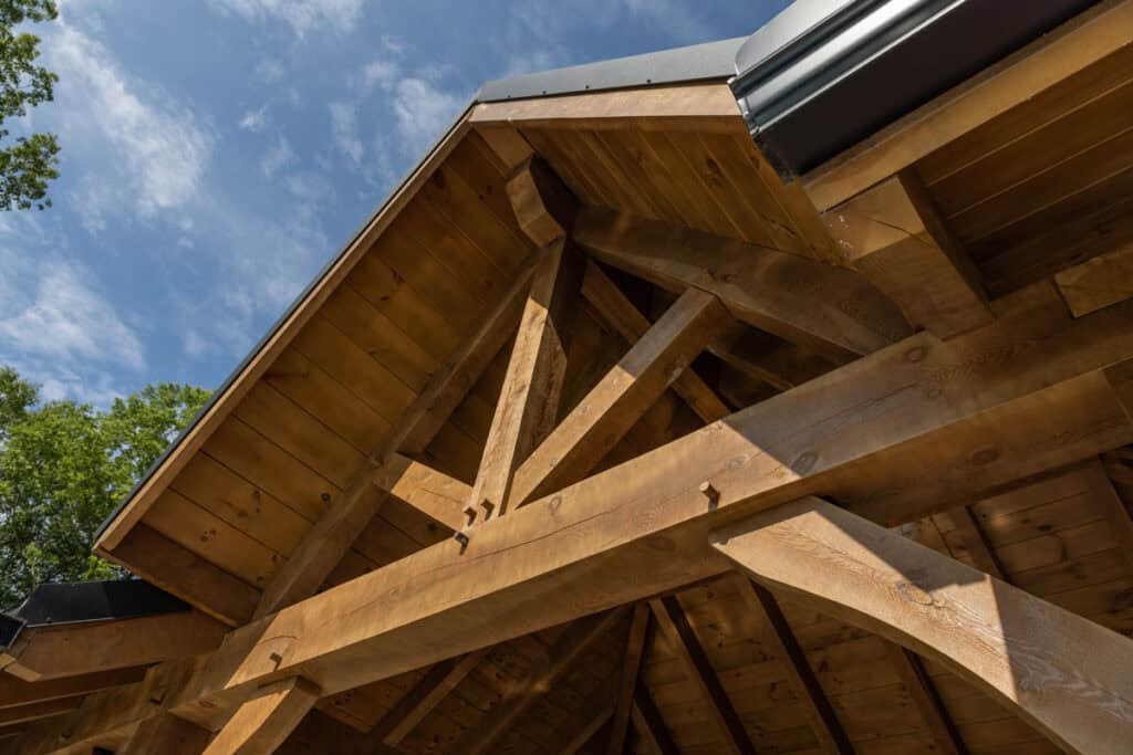 timber frame pavilion roof