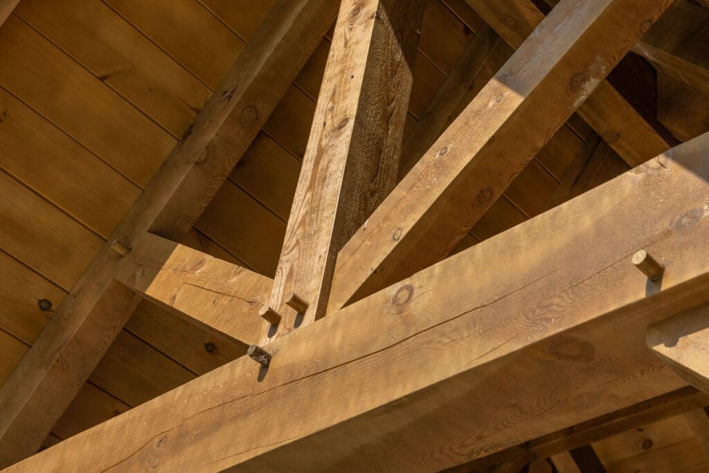 timber frame pavilion roof