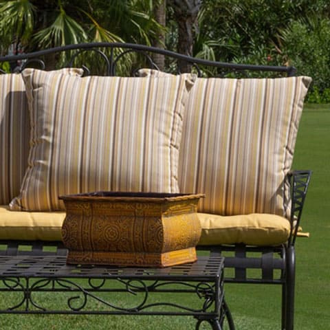 universal wrought iron cushions