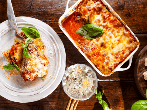 two cheese lasagna