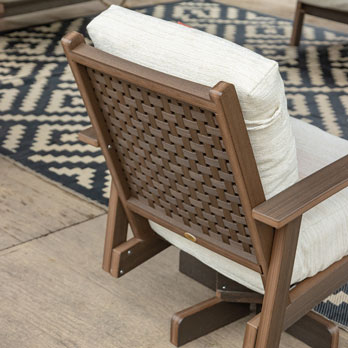 marina woven chair back