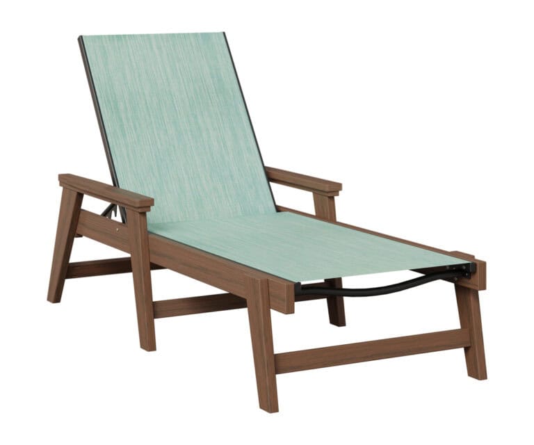 mayhew sling chaise lounge with arms seascape brazilian walnut 1
